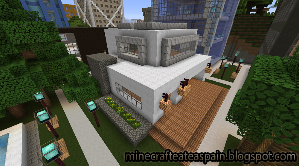 ¡MINECRAFTEATE!: Casas Modernas en Minecraft.