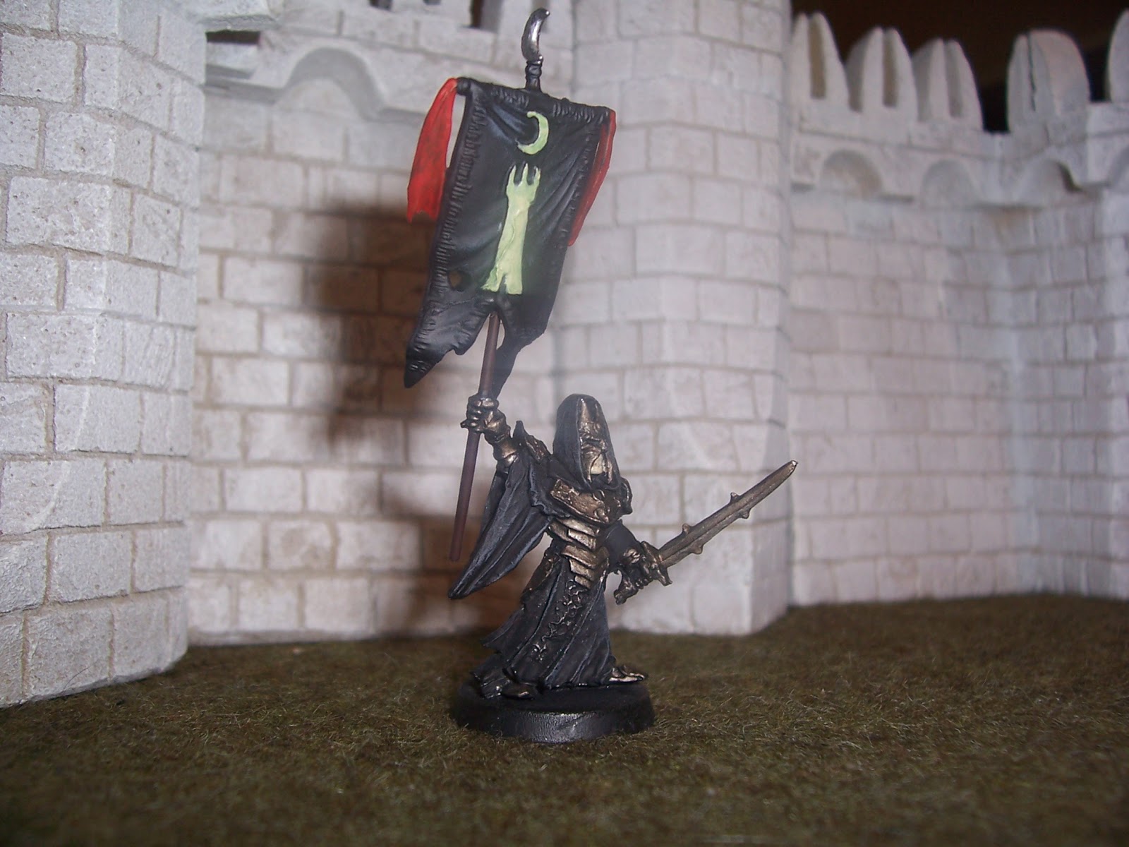 Lord Of The Rings Minis Black Numenorean Banner Bearer