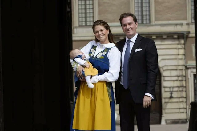 Princess Madeleine and her family opened the doors of the Royal Palace