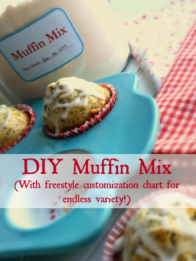DIY MUFFIN MIX (with freestyle chart of add-in options): The frugal ...
