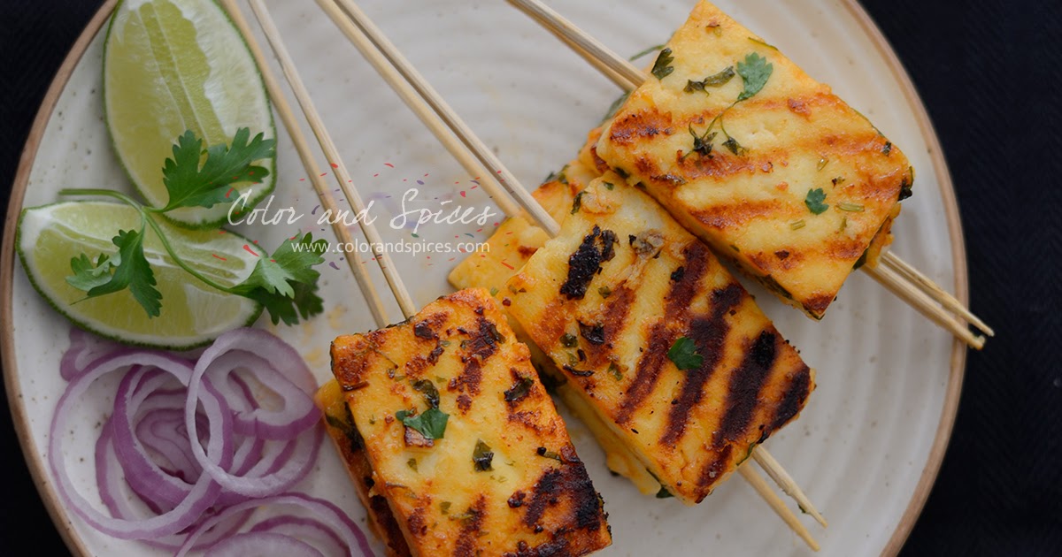 Color and Spices Pan grilled paneer...