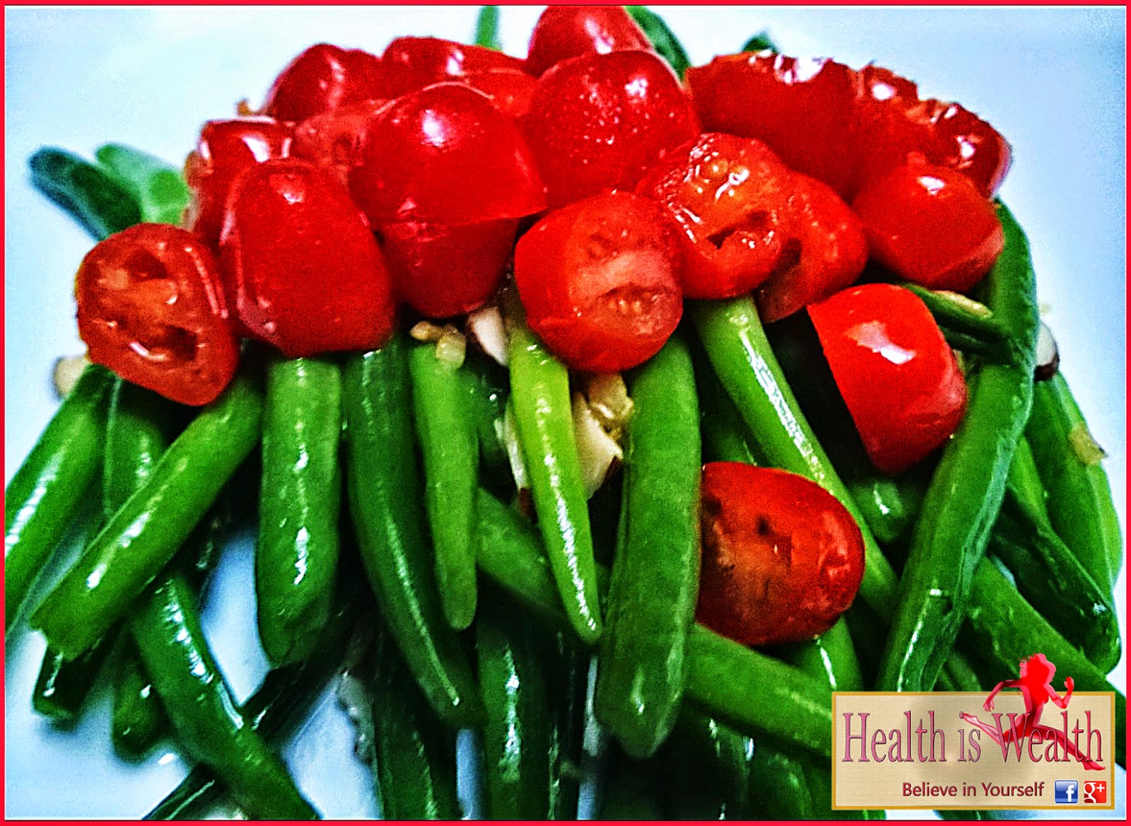 Strong and Beyond Garlic Beans with Baked Tomatoes