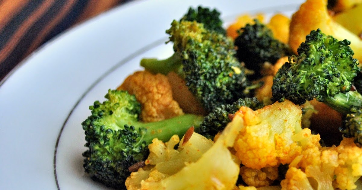 Ente Thattukada Yellow Green Florets Stir Fried Cauliflower and Broccoli