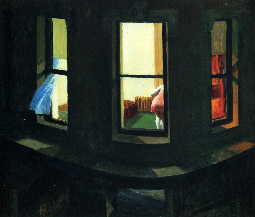 Edgar Hopper Hopper+night+windows+october+art+room