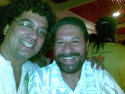 Corisco e João Bosco no ensaio do Ylê Aiê em 2009.