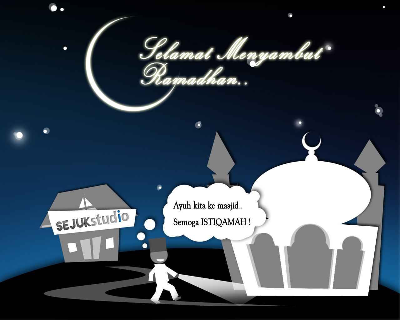 Wallpaper Lucu Ramadhan