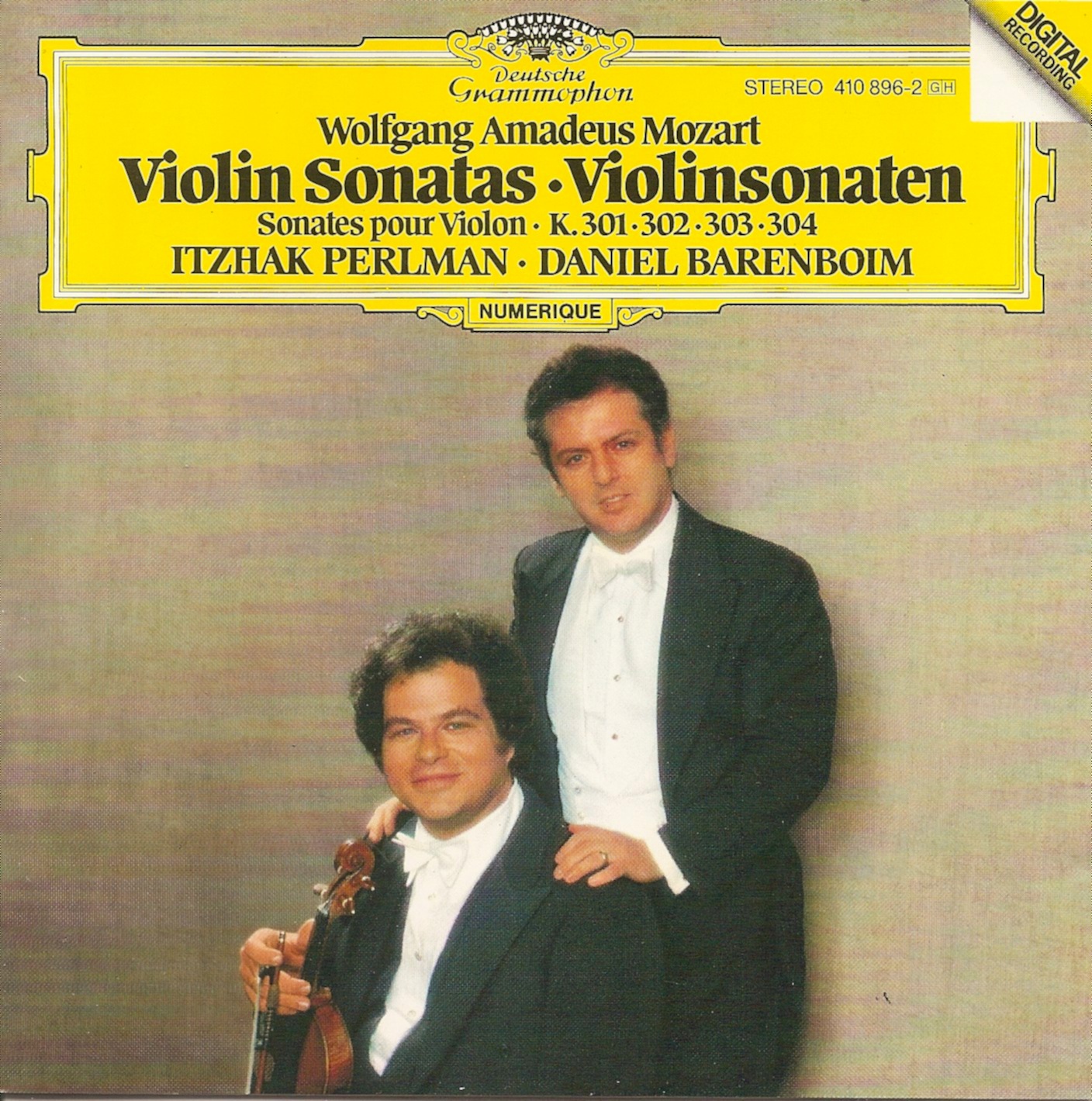 The First Pressing CD Collection Wolfgang Amadeus Mozart Violin Sonatas