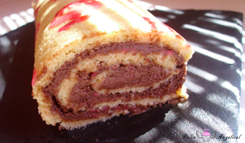 Brazo gitano de trufa decorado