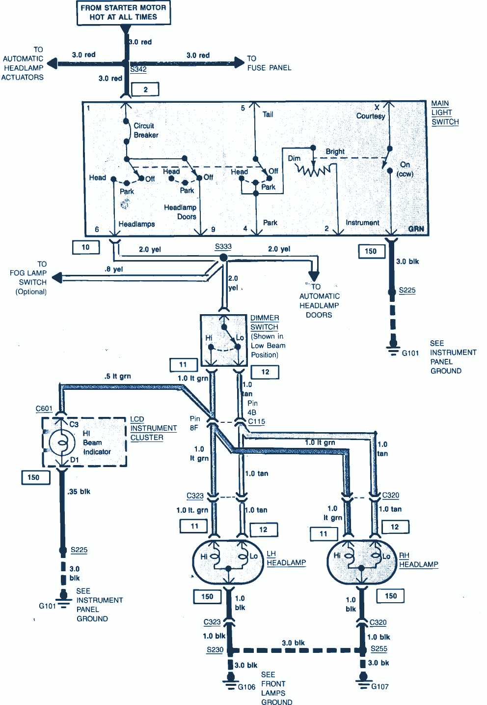 1984 Chevrolet Corvette Wiring Diagram