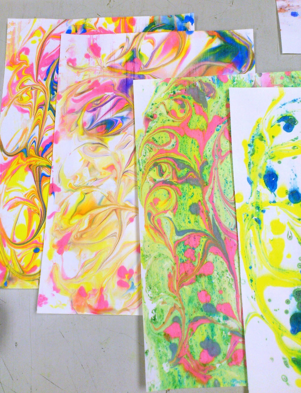 Community Art School Manchester Shaving Foam Art!