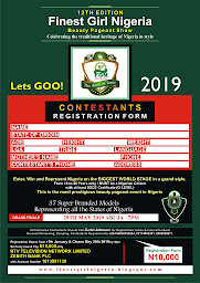 Finest Girl Nigeria 2019 Edition Contestant Registration Form
