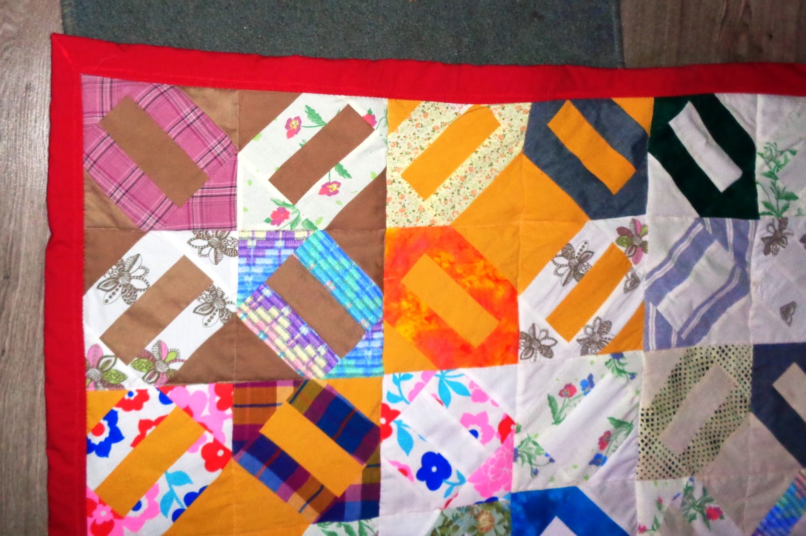 Recycled Miracles Recycled fabric Quilt