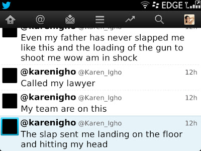 Karen Igho Slapped By Security Guard At An Event 4