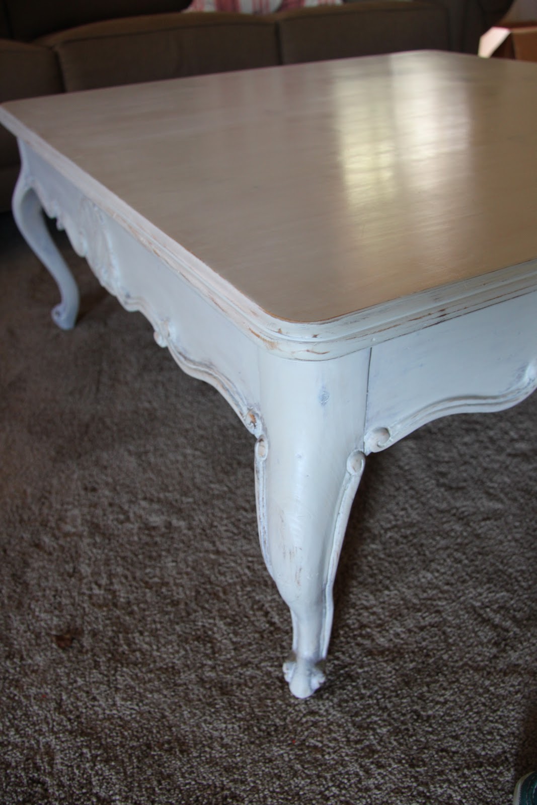 Tiptoethrough Before and After A Coffee Table Makeover