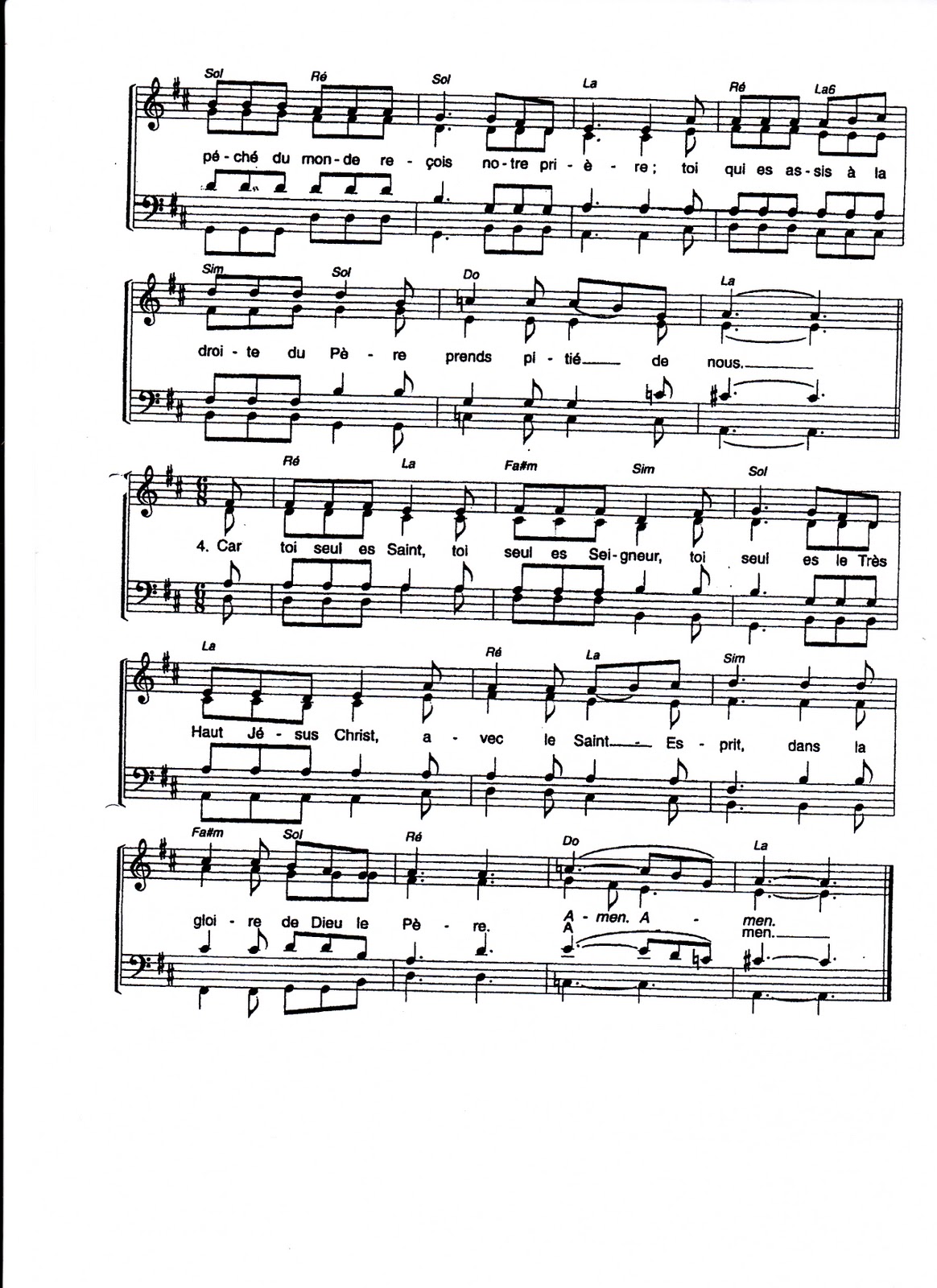 Godspell partitions /chants pour la messe du 12 Février