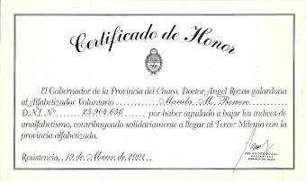 Diploma de Honor