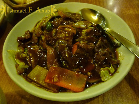 Stir fried beef of Super Bowl of China