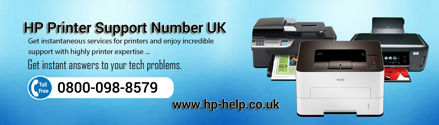 Support Number UK +44-800-098-8579 for HP Printer 