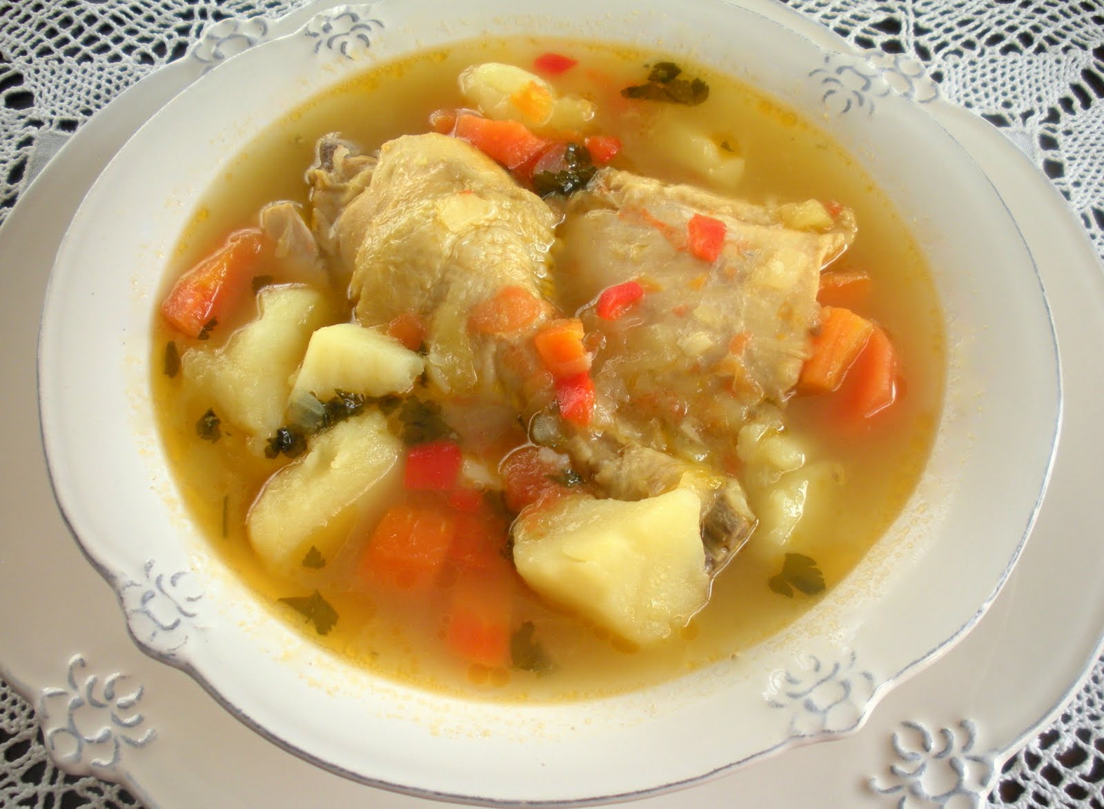 Aquí se cocina Hervido de pollo