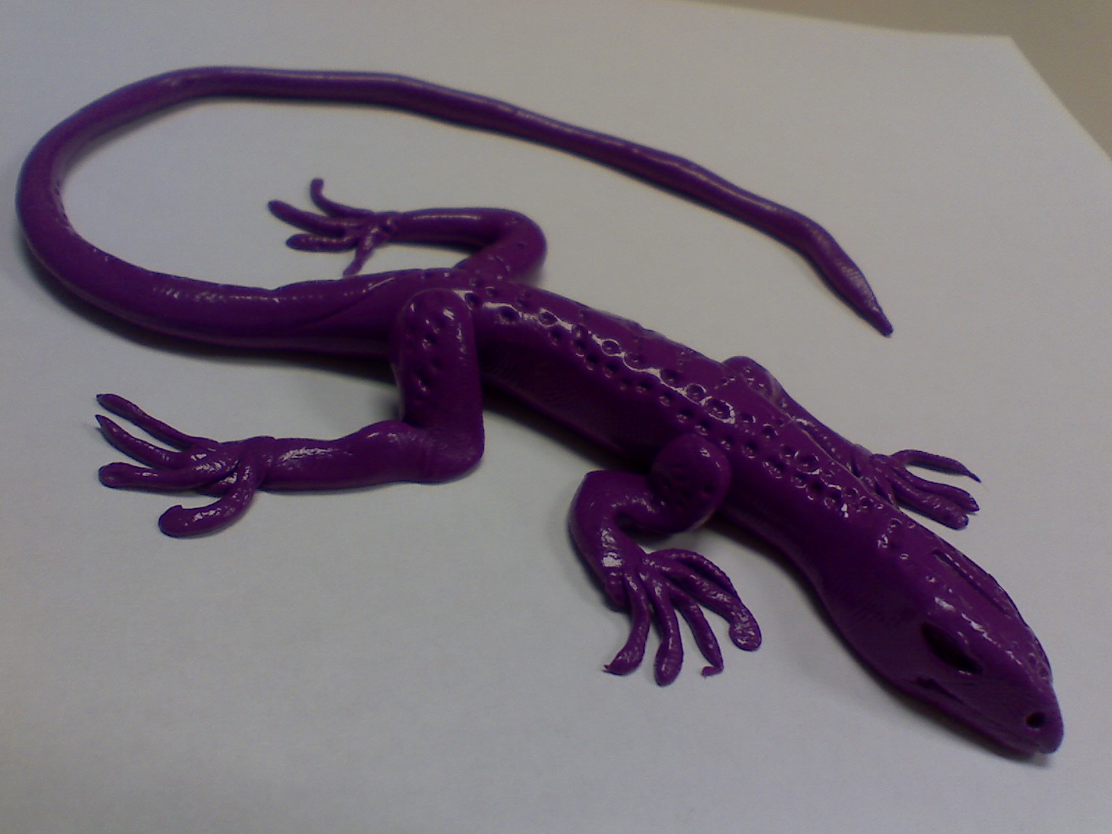 Esqueda Ink Silly Putty "sculptures"