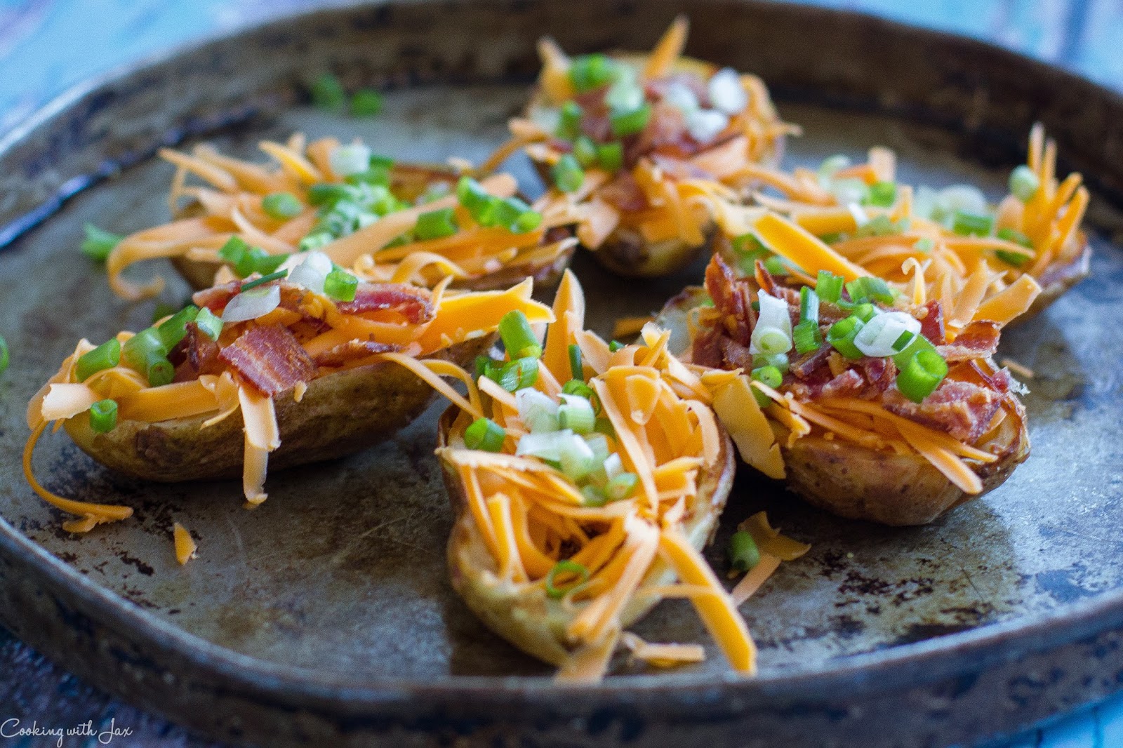 Cooking with Jax Loaded Potato Skins