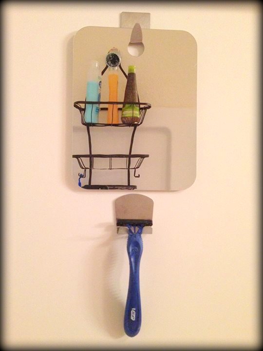 Life's Perception & Inspiration Fogless Shower Mirror