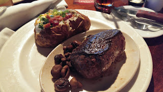 Kobe Sirloin with loaded baked potato