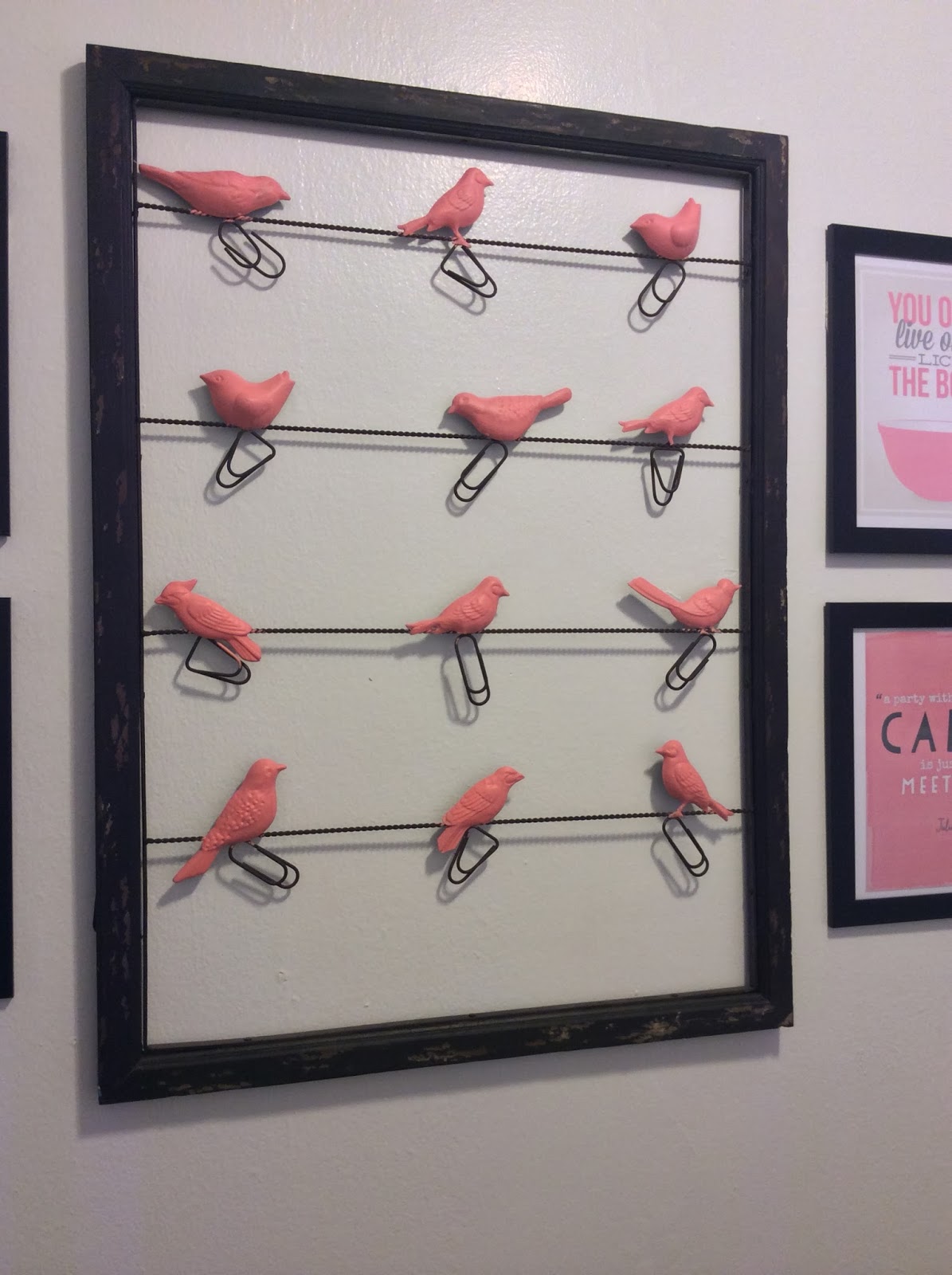 The Trendy Sparrow Diy How to revamp a photo hanger