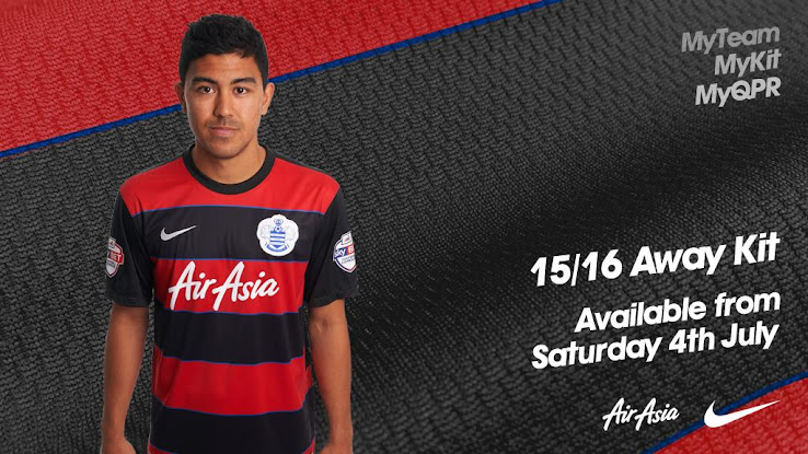 qpr red and black kit