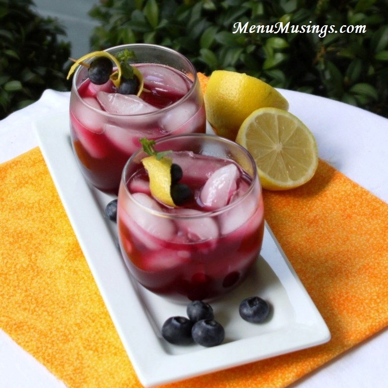 Menu Musings of a Modern American Mom Blueberry Lemonade