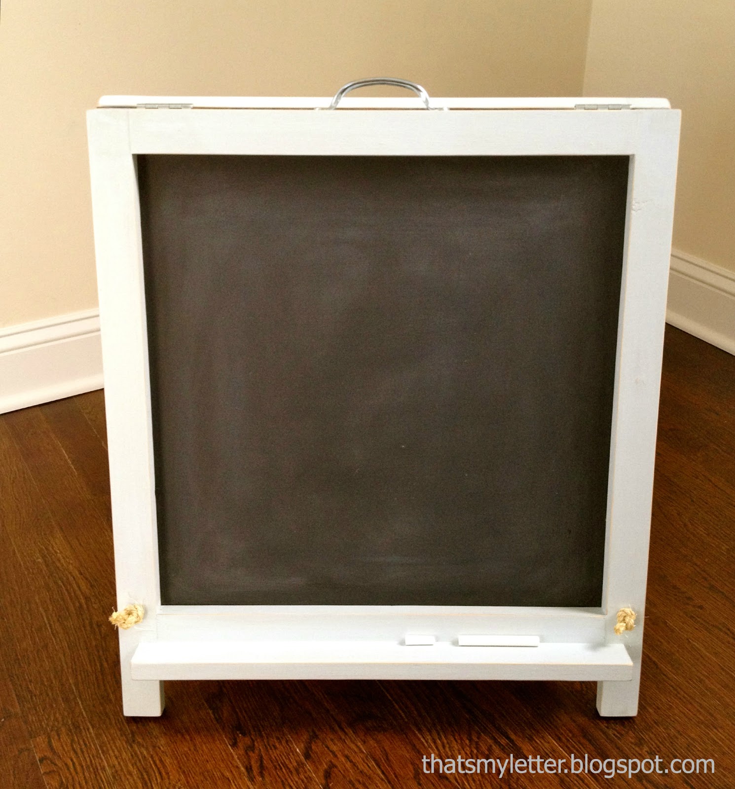 That's My Letter DIY Folding Chalkboard Easel