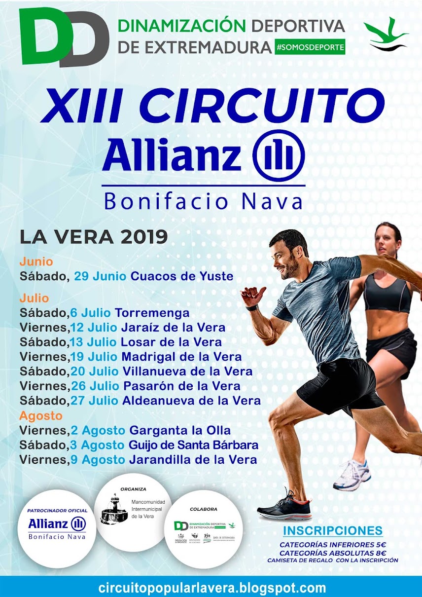 XIII EDICIÃN CIRCUITO POPULAR LA VERA