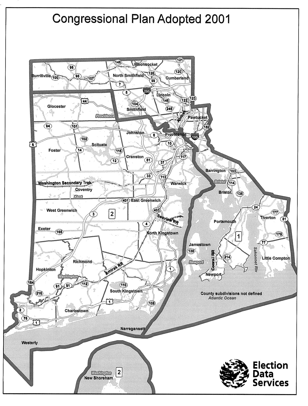 Common Cause Draft Congressional maps for Rhode Island