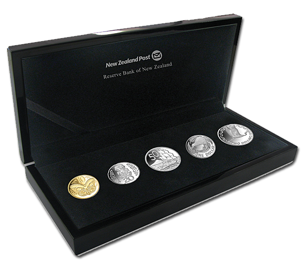 New Zealand Numismatics 2012 New Zealand Silver Currency Set