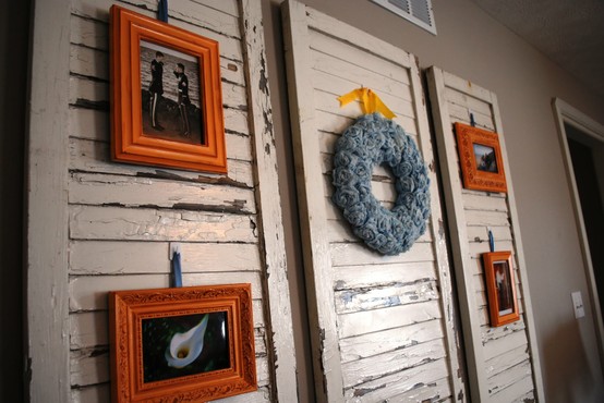 Diy Shutter Headboard