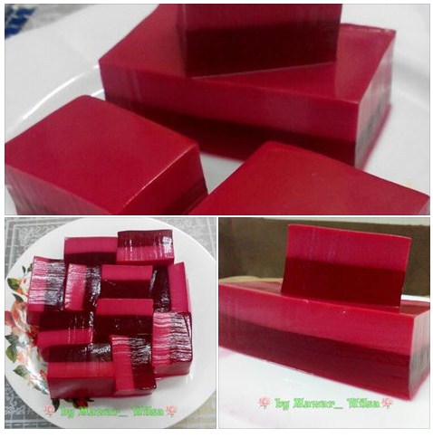 Resep Dan Cara Membuat Agar Agar Santan Sirap Rose Baca Resep