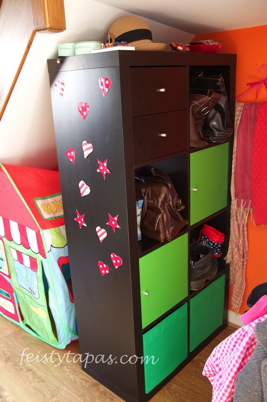 FEISTY TAPAS Storage and organisation under the stairs