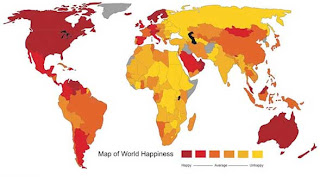 Map of Gross National Happiness