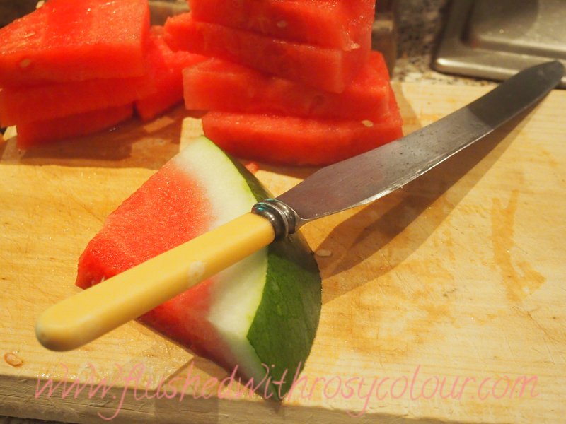 Flushed with Rosy Colour The story of the old watermelon knife