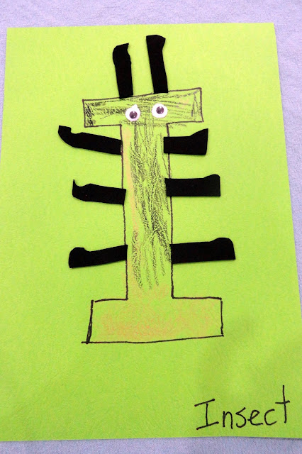 Letter I Insect for Preschool