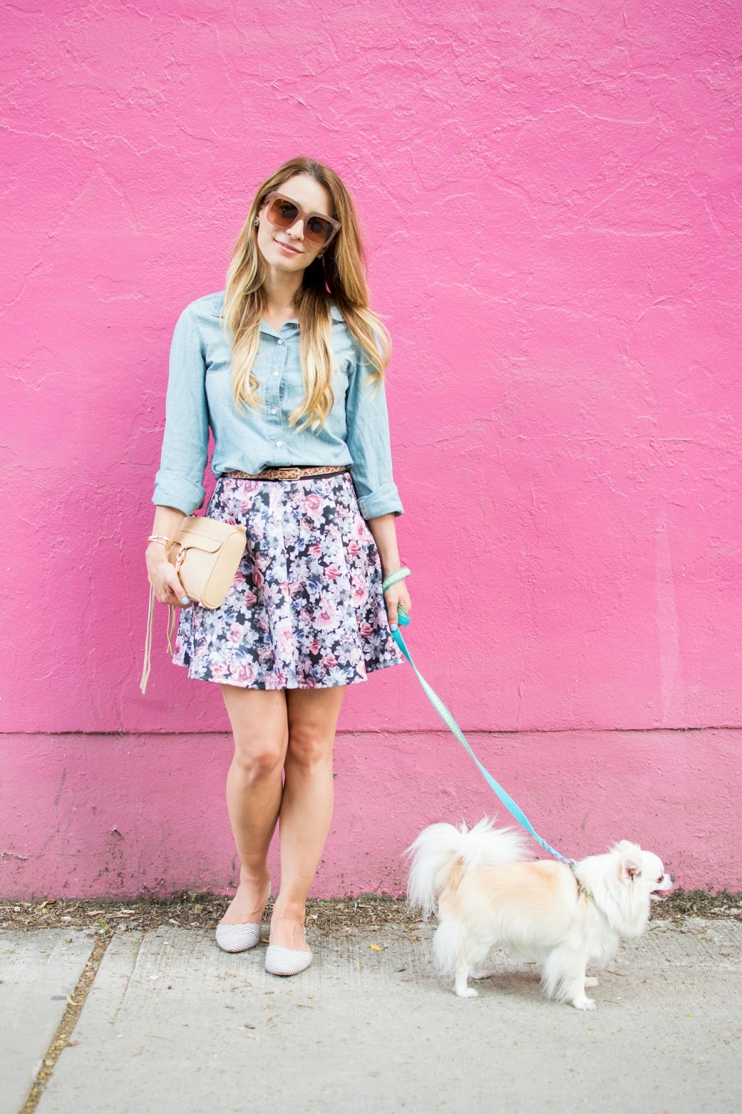 OOTD The Pink Wall La Petite Noob A TorontoBased Fashion and Lifestyle Blog.