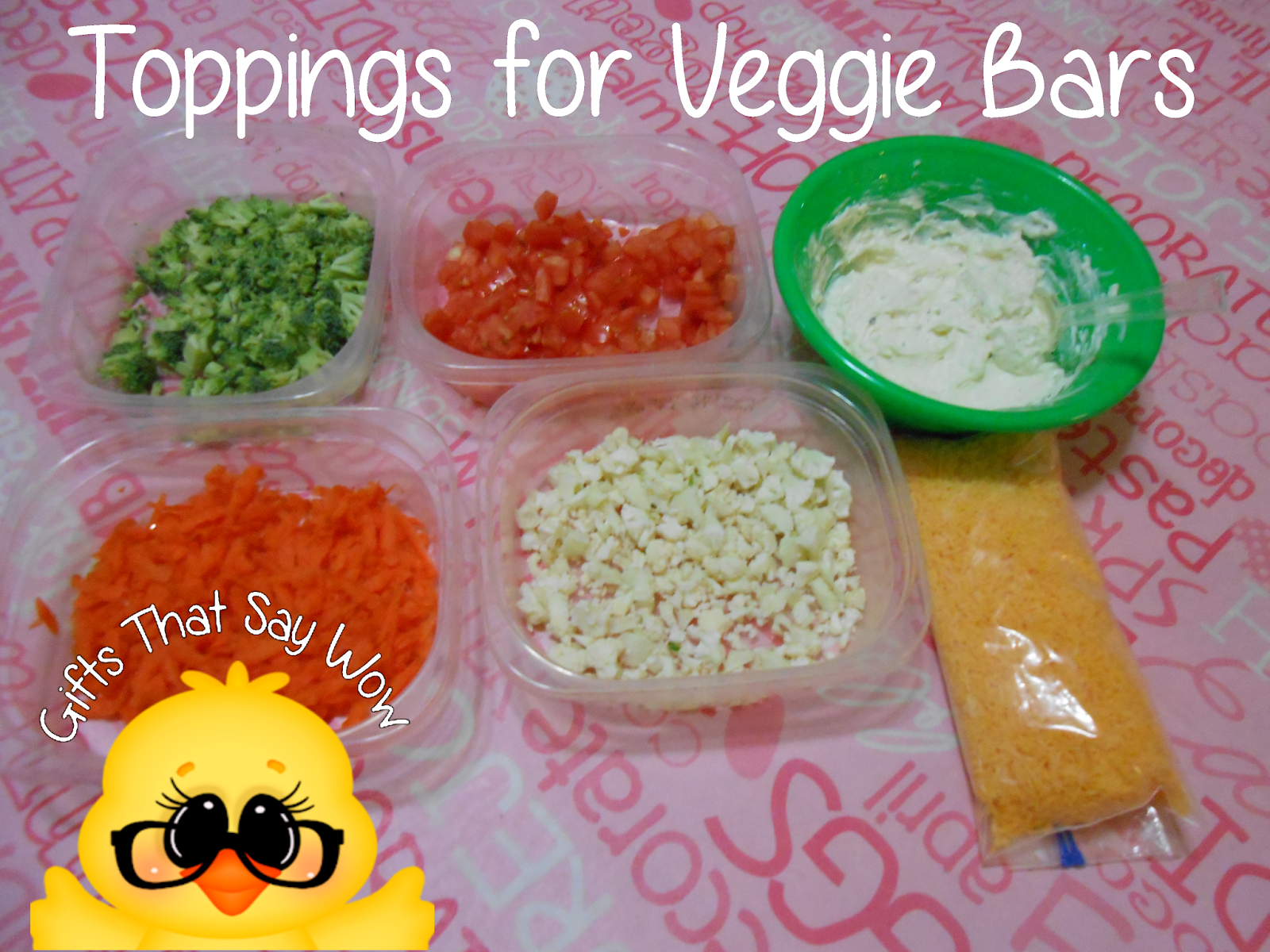 GIFTS THAT SAY WOW Fun Crafts and Gift Ideas Veggie Bar Recipe and
