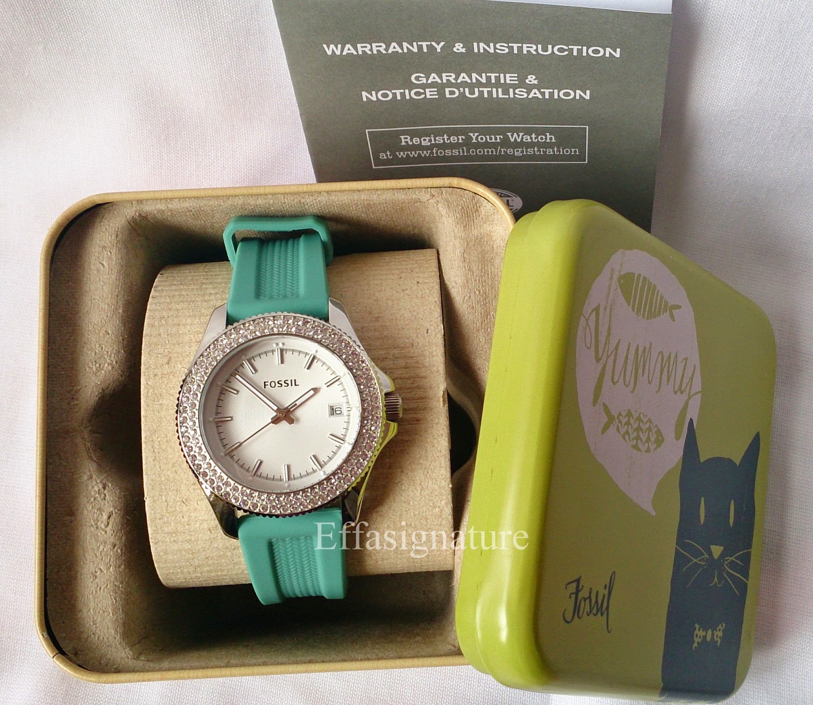 fossil watch swimming