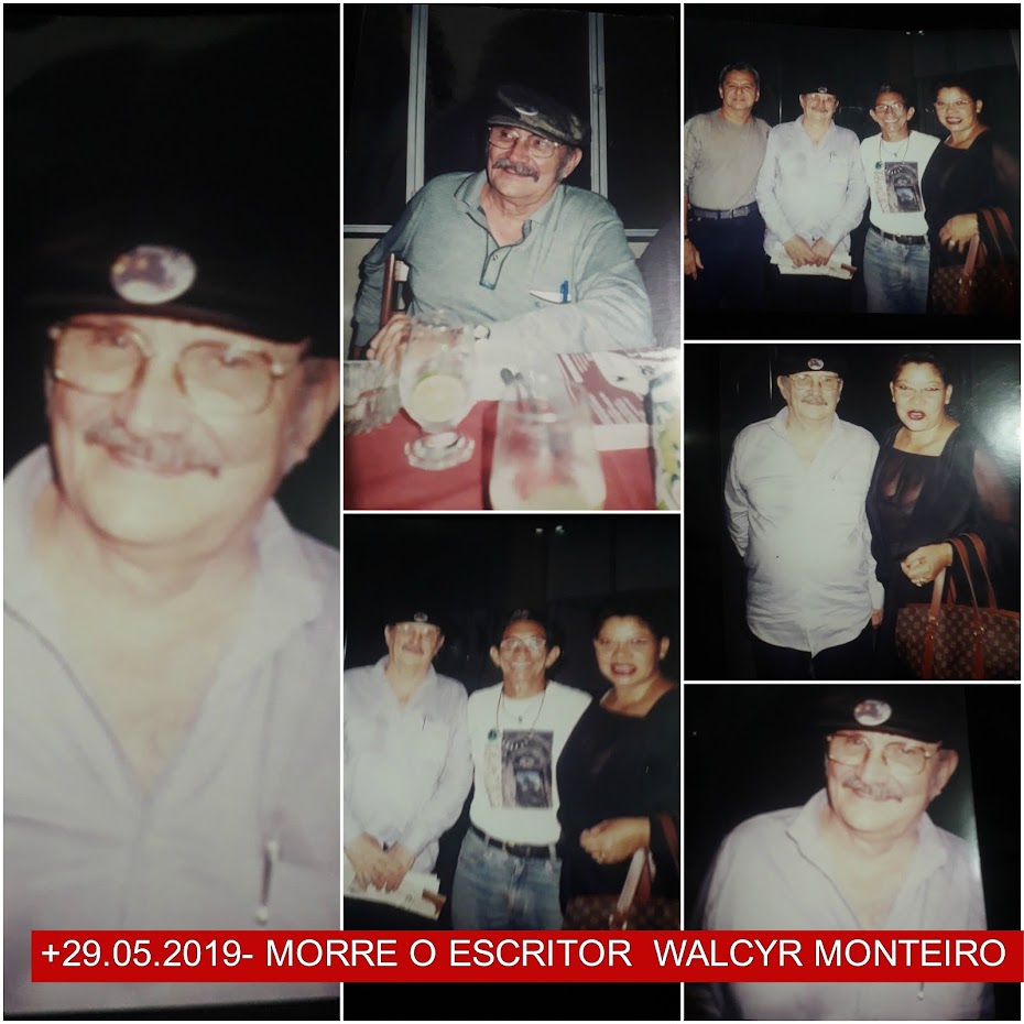 +29.05.2019 - MORRE O ESCRITOR WALCYR MONTEIRO