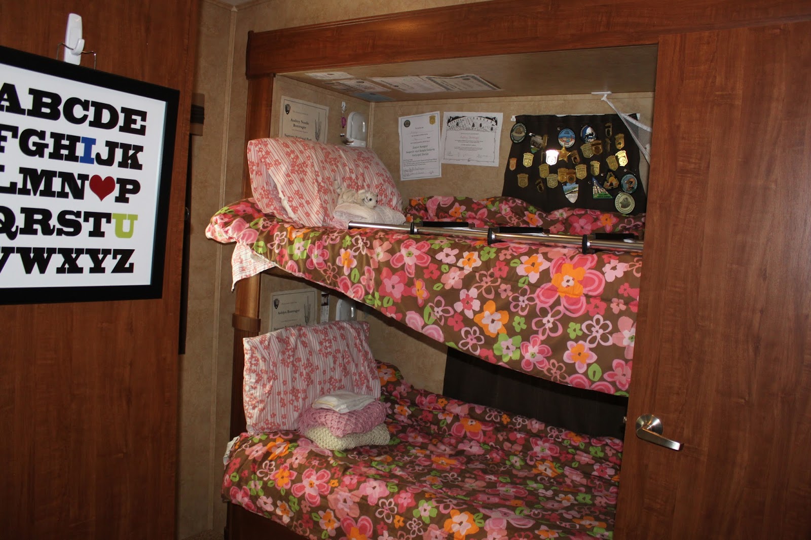 Kitchen tv under cabinet RV Bedroom