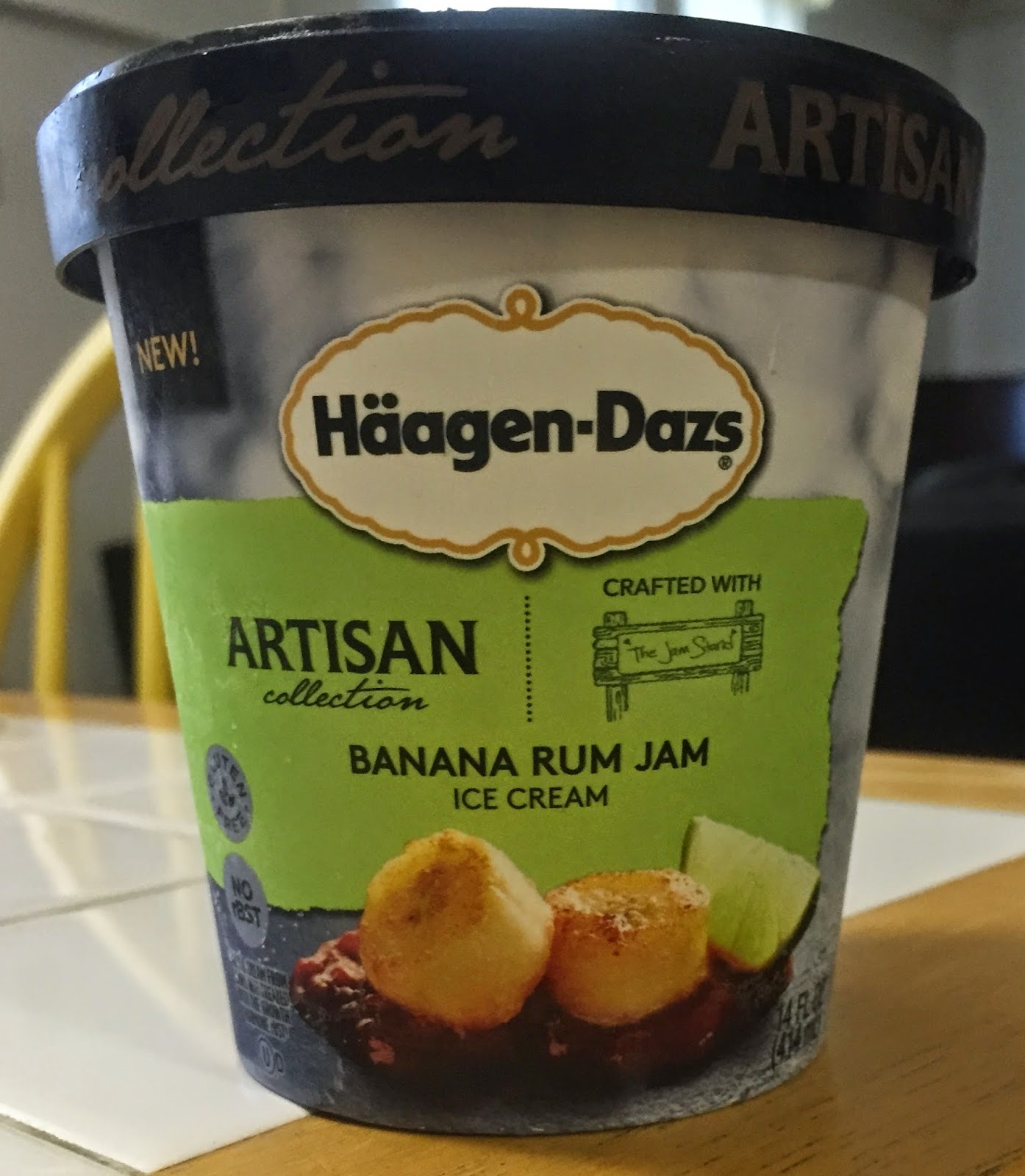 HaagenDazs Artisan Collection Banana Rum Jam