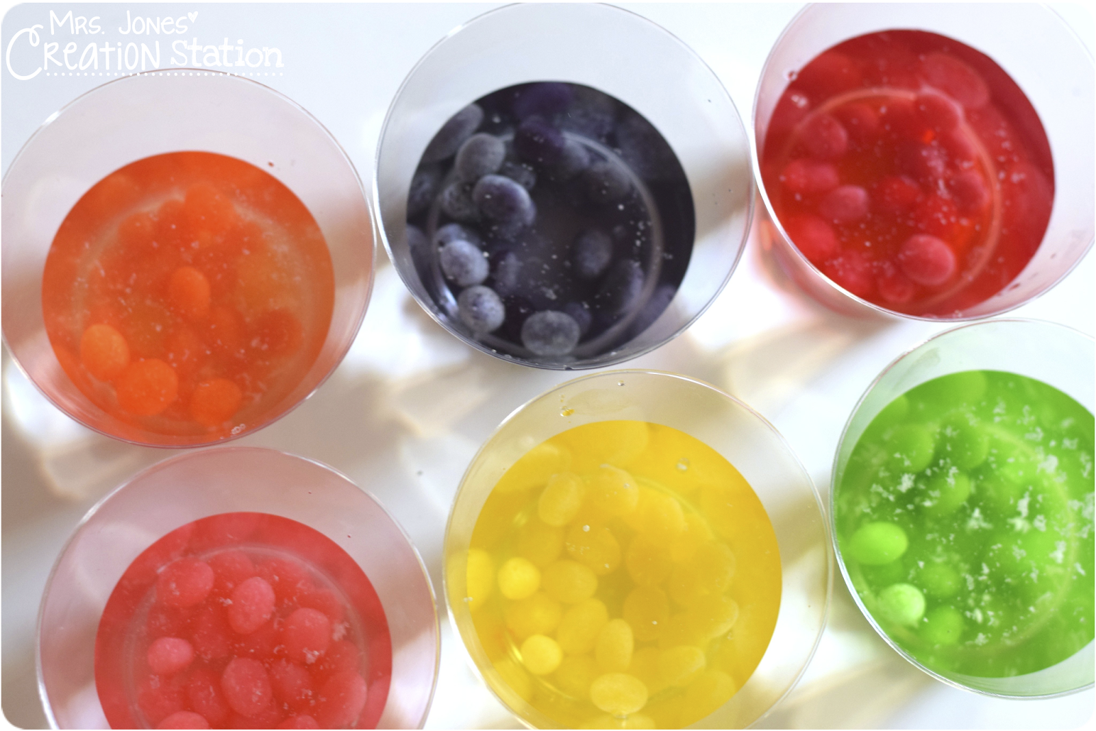 Mrs. Jones' Creation Station: Jelly Bean Simple Science Experiment