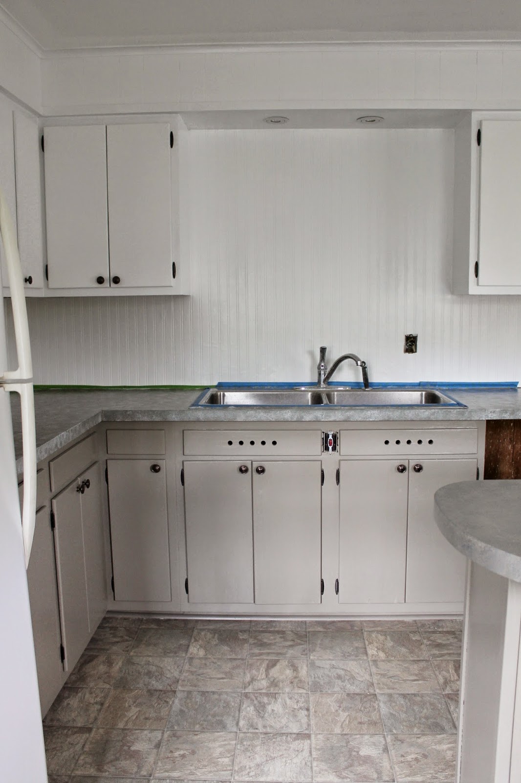 Grace Lee Cottage DIY Painted Kitchen Counters