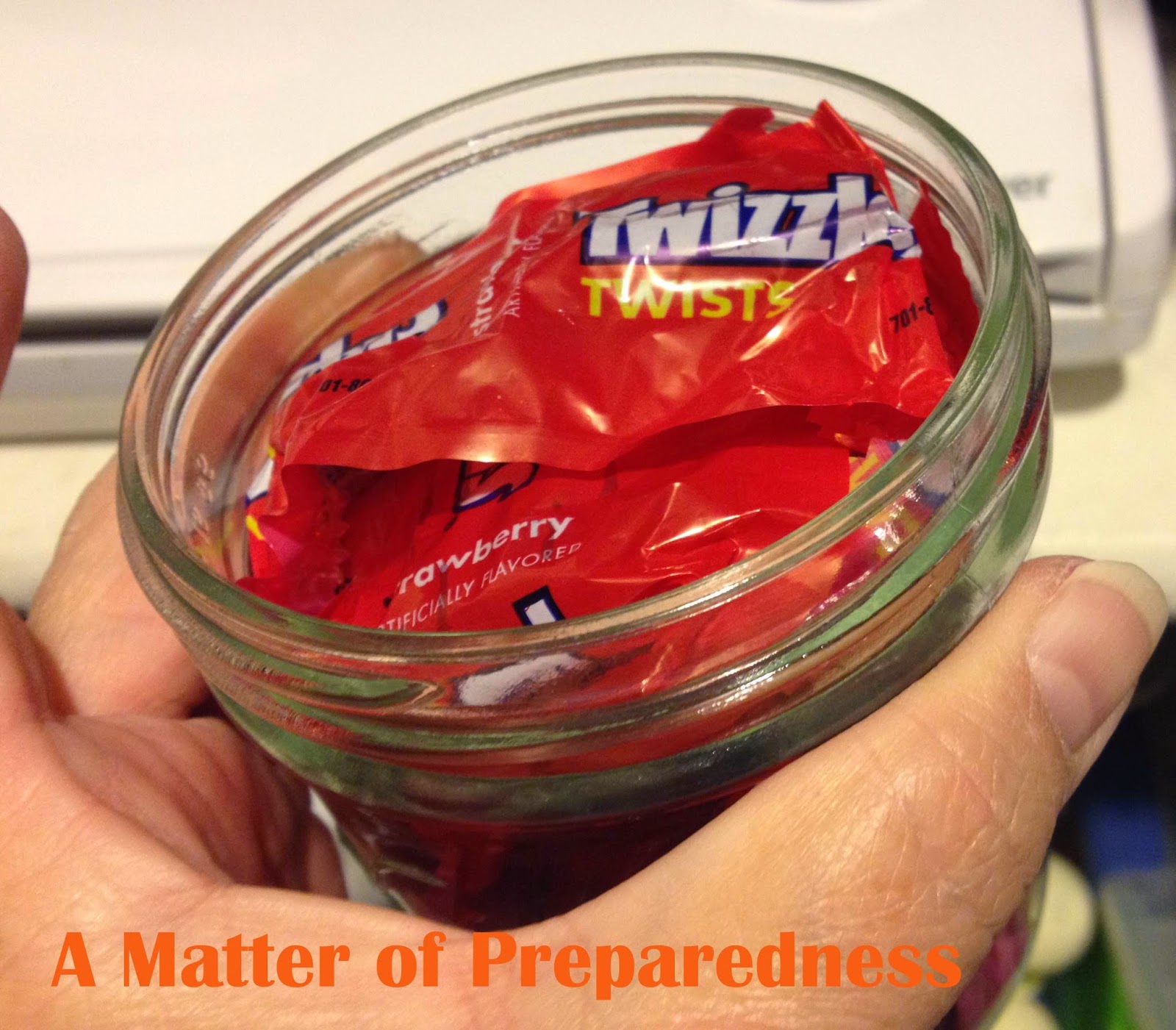 Vacuum sealing candy, preserving chocolate