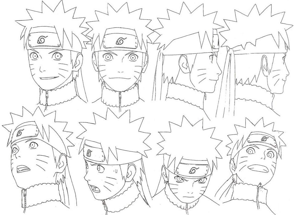 Como dibujar Naruto – tutorial para aprender a dibujar cara paso a paso  (anime) – Dibujanime!